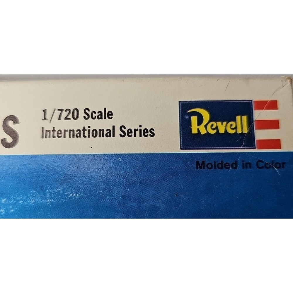 Battleship USS Massachusetts Revell H485 1/720 Scale 1969 VTG Never Assembled - Picture 2 of 8
